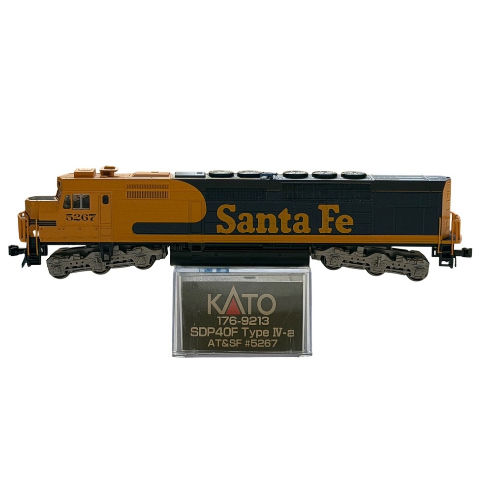 N Scale KATO 176-9213 ATSF Santa Fe EMD SDP40F Type IV-a Diesel Locomotive #5267